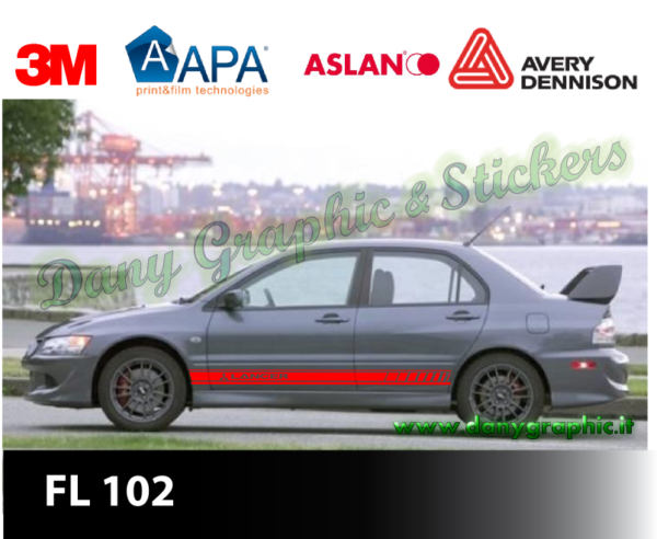 FL 102 FASCE LATERALI MITSUBISHI LANCER EVOLUTION 8 E 9