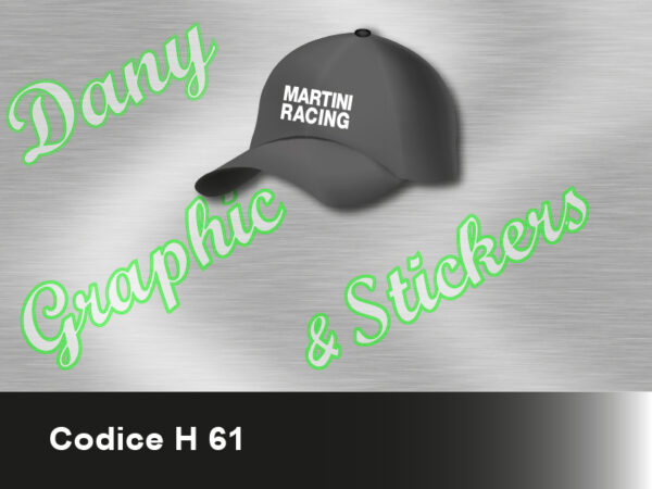 H 61 CAPPELLINO LOGO MARTINI RACING