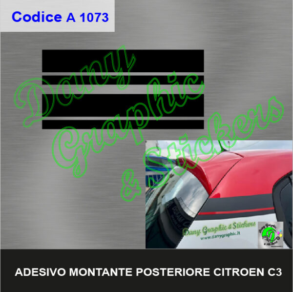 A 1073 ADESIVI MONTANTE POSTERIORE CITROEN C3